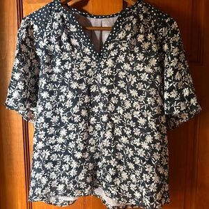 Rebecca Taylor Silk Shirt (perfect for work or wear in warmer temps!)